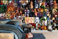 Foto Mural Quadrinhos heroinas 1345-2964