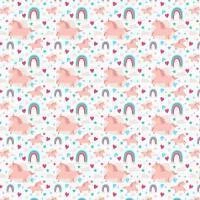 Papel de parede unicórnio de fundo claro