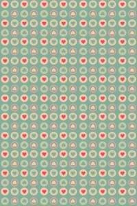 Papel de parede infantil de coração 269-300