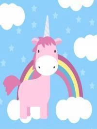 Quadro decorativo Unicórnio 1377-3017