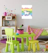 Quadro infantil unicórnio 1378-3022