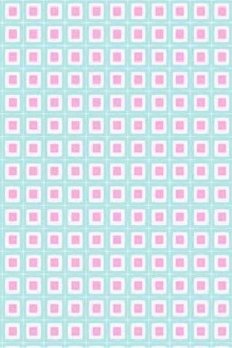 Papel de parede infantil quadriculado, azul e rosa