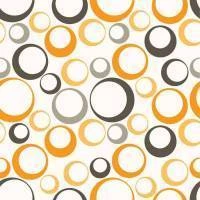 Papel de parede Círculos Laranja 1388-3044