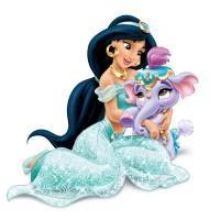 Adesivo de porta infantil princesas 1395-3062