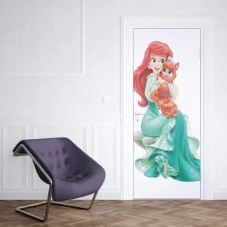 Adesivo de porta infantil Meninas.