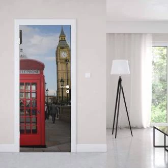 Adesivo para porta cabine telefonica