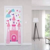 Adesivo para porta Castelo Rosa 1404-3081