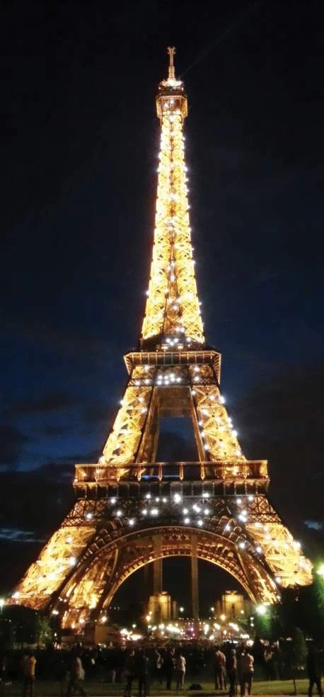 Adesivo para porta Torre Eiffel noite 1406-3086