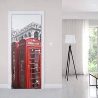 Adesivo para porta Cabine Vermelha 1408-3089
