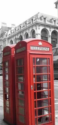 Adesivo para porta Cabine Vermelha 1408-3090