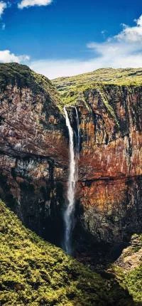 Adesivo para porta paisagem cachoeira 1410-3094