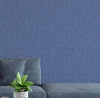 Papel de parede jeans azul