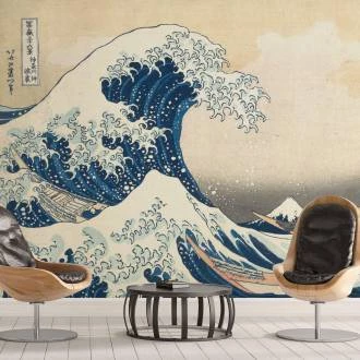 Foto Mural A grande onda de Kanagawa
