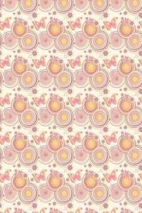 Papel de parede teen rosa com borboletas 289-320