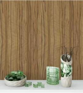 Papel de parede madeira zebrano claro