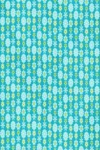 Papel de parede floral teen azul