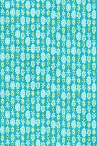 Papel de parede floral teen azul