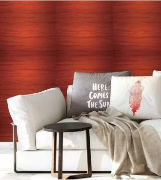 Papel de parede madeira vermelho terra
