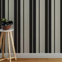 Papel de parede listrado cinza e preto 1421-3238