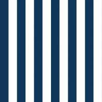 Papel meia parede listras de 5cm em azul marinho e branco 1427-3239