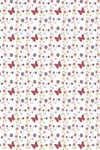 Papel de parede teen com borboletas