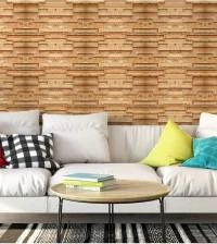 Papel de parede madeira tacos claros 1448-3299