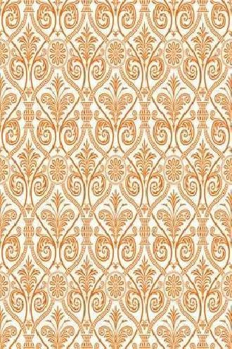 Papel de parede clássico laranja