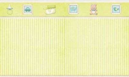 Papel de parede Baby verde
