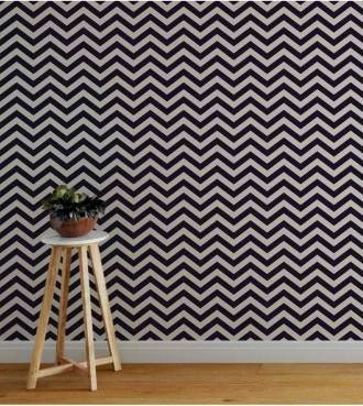 Papel de parede chevron Zig Zag