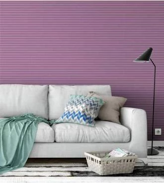 Papel de parede com listras horizontais em tons de rosa