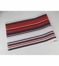 Papel de parede listrado vermelho branco e preto 480-3354