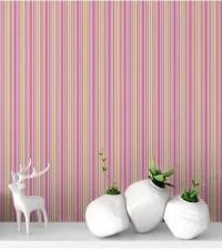 Papel de parede com listras verticais rosa 55-3363