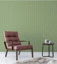 Papel de parede listrado verde musgo 72-3383