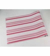 Papel de parede listrado rosa e branco 448-3429
