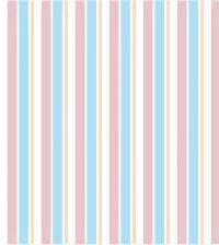 Papel de parede listrado com listras branca azul e rosa 1483-3483