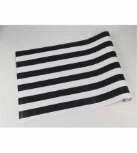 Papel de parede listrado branco e preto 1487-3493