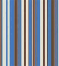 Papel de parede listrado com listras em tons de azul infantil 1493-3507