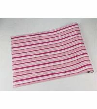 Papel de parede listrado com listras rosa e branco. 1495-3513