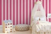 Papel de parede listrado rosa e pink 1508-3554