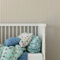 Papel de parede bege com listras finas 1511-3561
