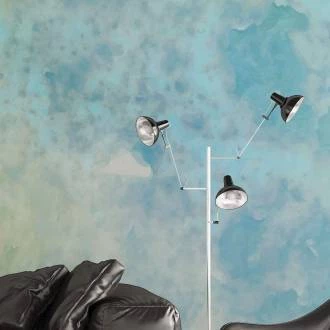 Papel de parede mármore alabastrino verde e amarelo