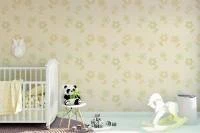 Papel de parede Girl Floral Verde e Amarelo 1532-3603
