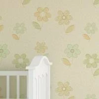 Papel de parede Girl Floral Verde e Amarelo 1532-3604
