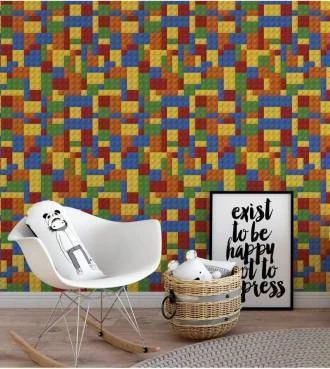 Papel de parede Lego