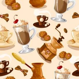 Papel de parede cafeteria vintage