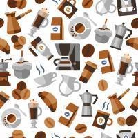 Papel de parede cafeteria moderna