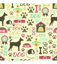 Papel de parede patinhas de cachorro