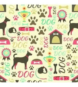 Papel de parede patinhas de cachorro