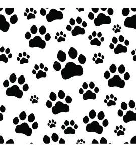 Papel de parede com patas e patinhas