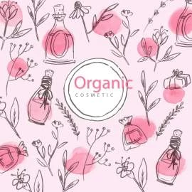 Papel de parede perfumes e flores